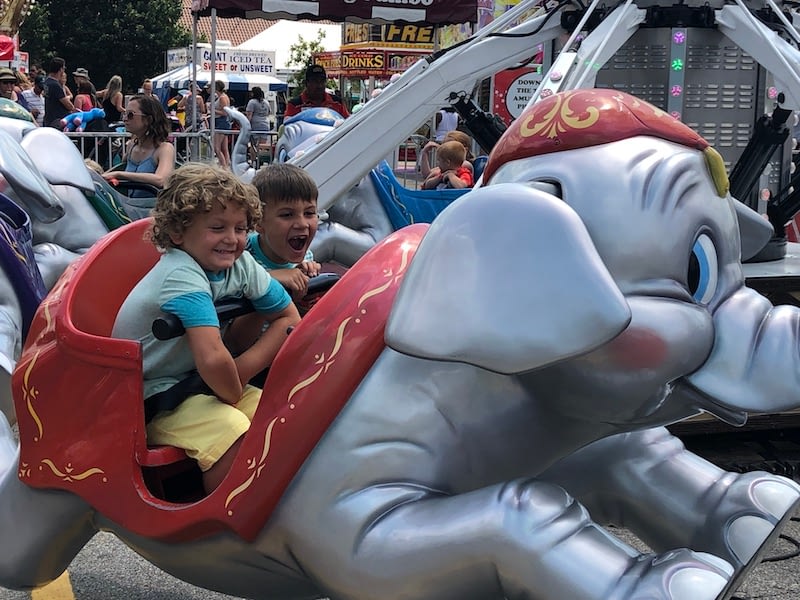 dumbo ride at Ohio State Fair
